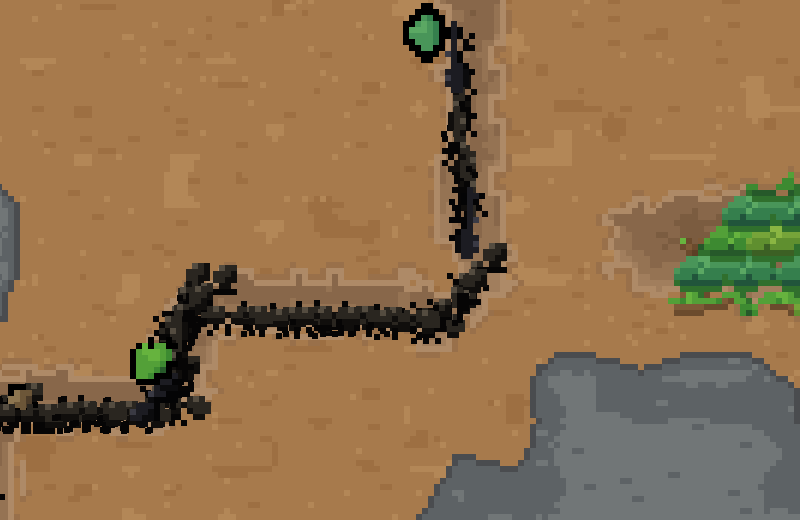 Tunnels and rooms